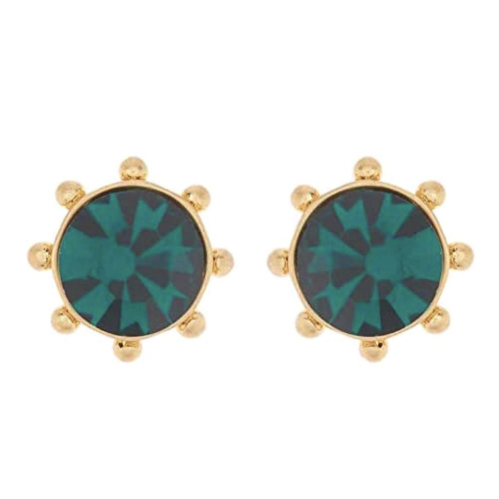 Kate Spade Flying Colors Bezel Stud Earrings